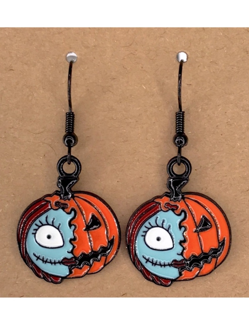 *LAST SET* Nightmare Before Christmas Sally Face Earrings Fashion Jewelry
